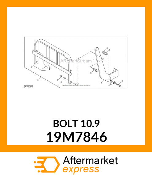 SCREW, FLANGED, METRIC 19M7846