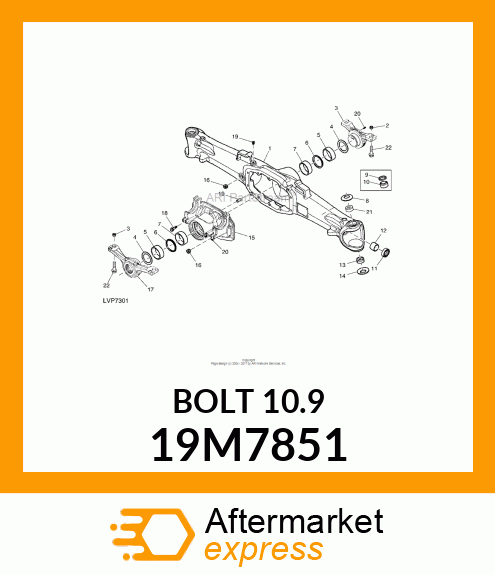 SCREW, FLANGED, METRIC 19M7851