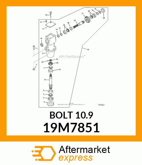 SCREW, FLANGED, METRIC 19M7851