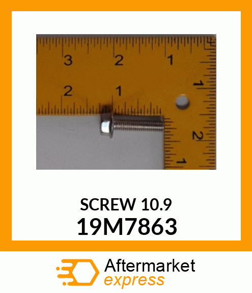 SCREW, FLANGED, METRIC 19M7863