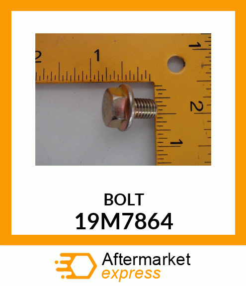 SCREW, FLANGED, METRIC 19M7864