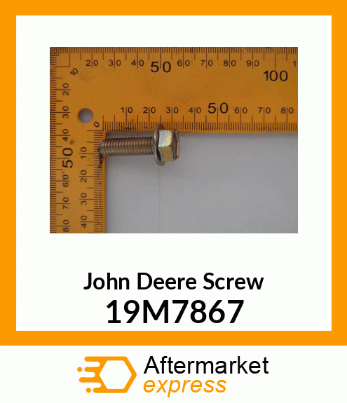 SCREW, FLANGED, METRIC 19M7867