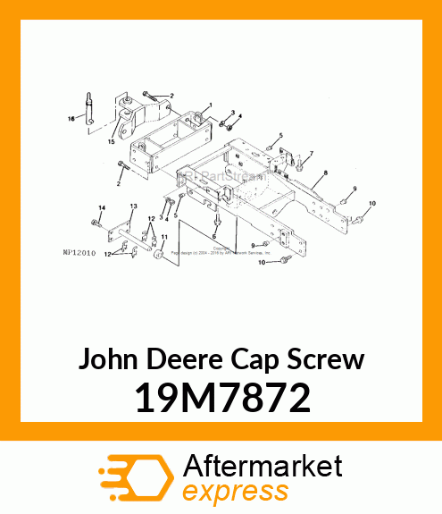 SCREW, HEX HEAD, METRIC 19M7872