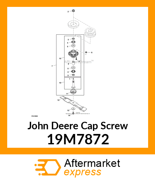 SCREW, HEX HEAD, METRIC 19M7872