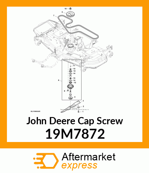 SCREW, HEX HEAD, METRIC 19M7872