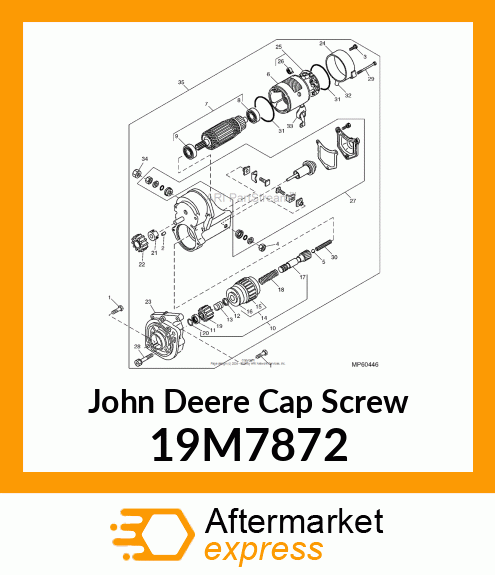 SCREW, HEX HEAD, METRIC 19M7872