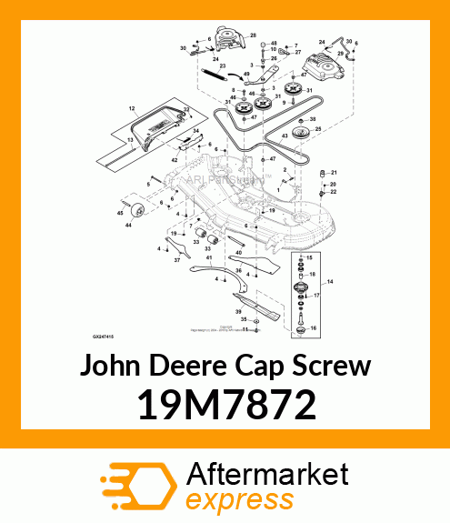 SCREW, HEX HEAD, METRIC 19M7872