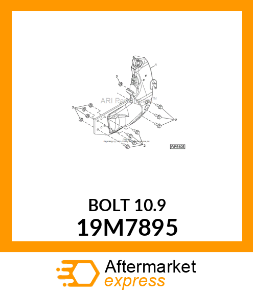 SCREW, FLANGED, METRIC 19M7895