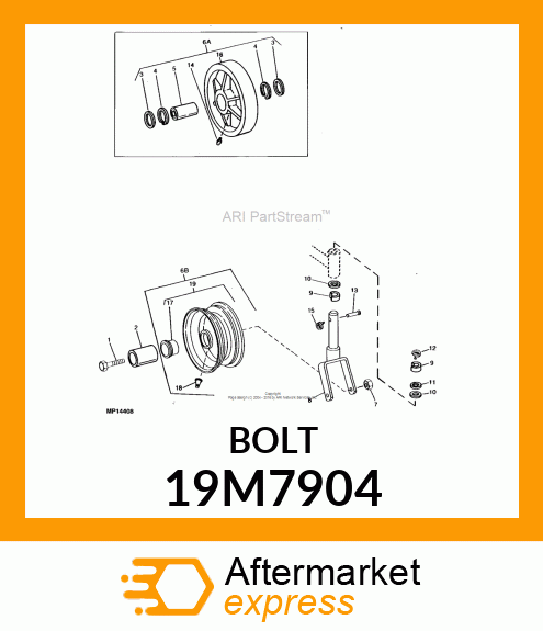 SCREW, HEX HEAD, METRIC 19M7904