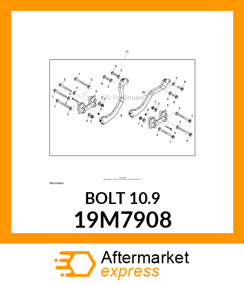 SCREW, HEX HEAD, METRIC 19M7908