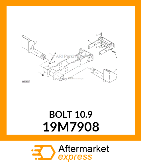 SCREW, HEX HEAD, METRIC 19M7908