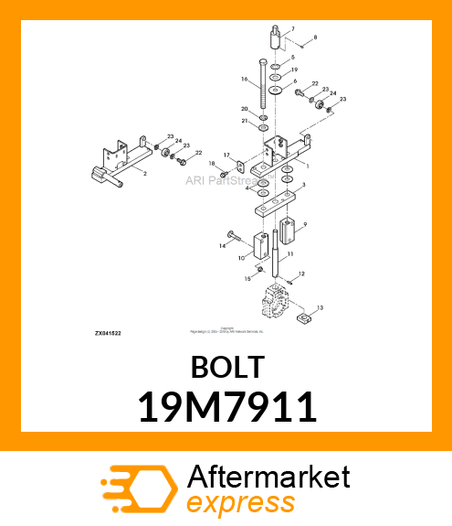 SCREW, HEX HEAD, METRIC 19M7911