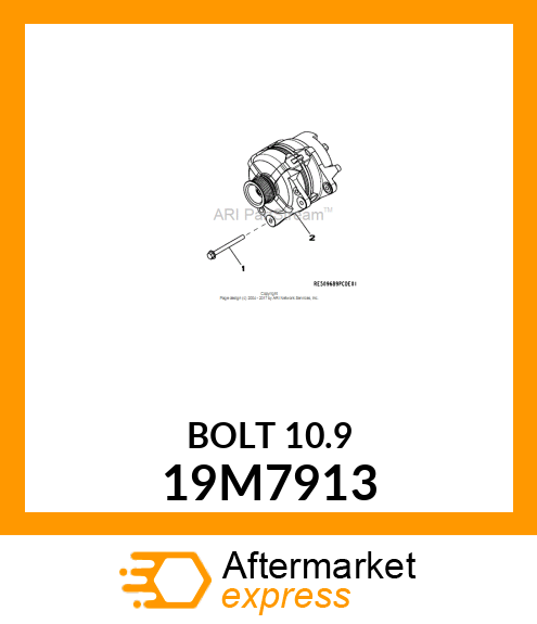 SCREW, FLANGED, METRIC 19M7913