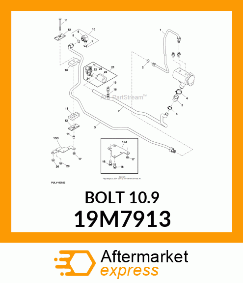 SCREW, FLANGED, METRIC 19M7913