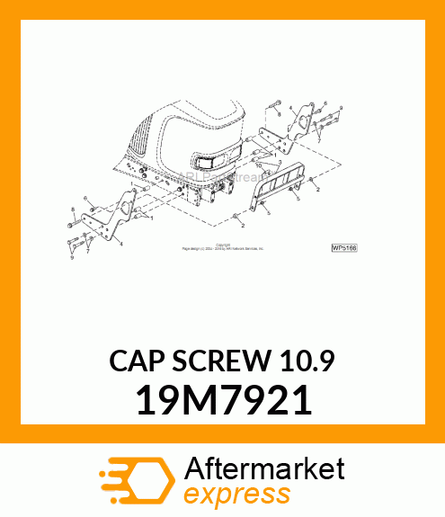 SCREW, HEX HEAD, METRIC 19M7921