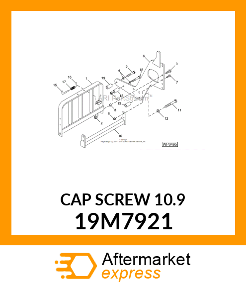 SCREW, HEX HEAD, METRIC 19M7921