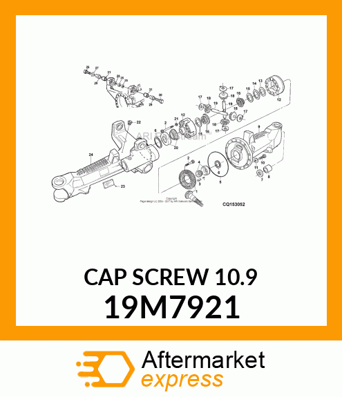 SCREW, HEX HEAD, METRIC 19M7921