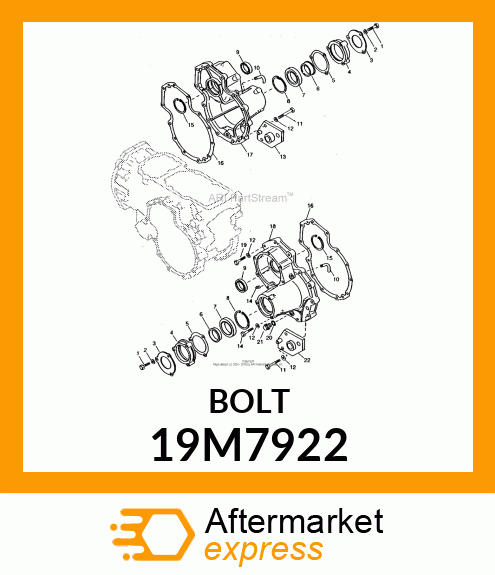 SCREW, HEX HEAD, METRIC 19M7922