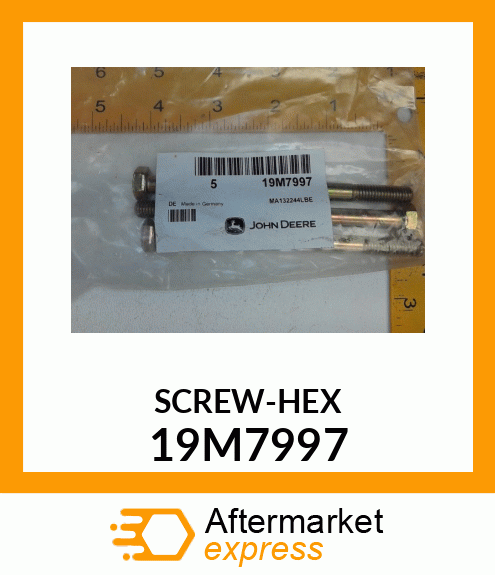 SCREW, HEX HEAD, METRIC 19M7997