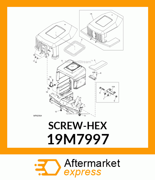 SCREW, HEX HEAD, METRIC 19M7997