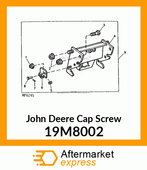 SCREW, HEX HEAD, METRIC 19M8002