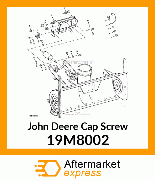 SCREW, HEX HEAD, METRIC 19M8002