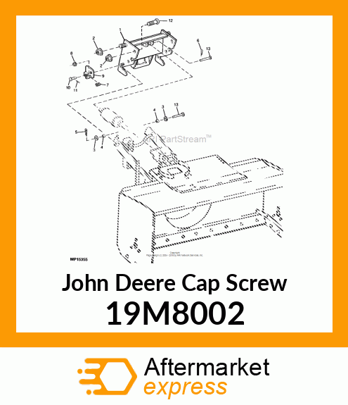 SCREW, HEX HEAD, METRIC 19M8002