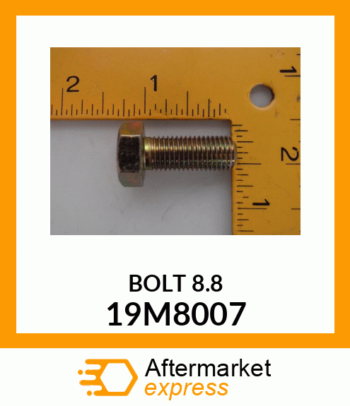 SCREW, HEX HEAD, METRIC 19M8007