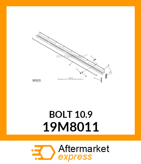 SCREW, HEX HEAD, METRIC 19M8011