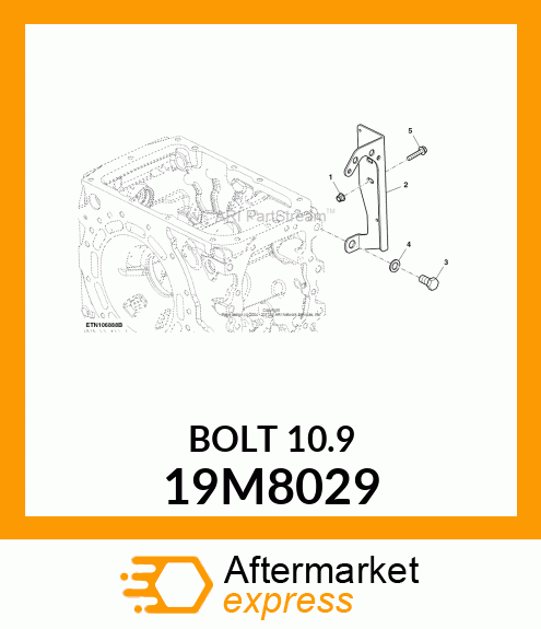 SCREW, HEX HEAD, METRIC 19M8029