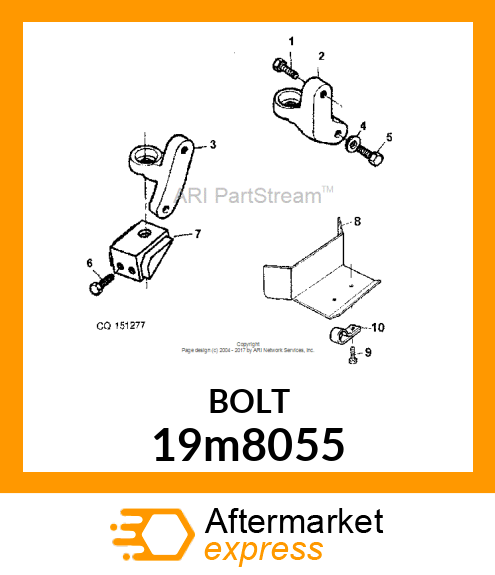 SCREW, HEX HEAD, METRIC 19M8055