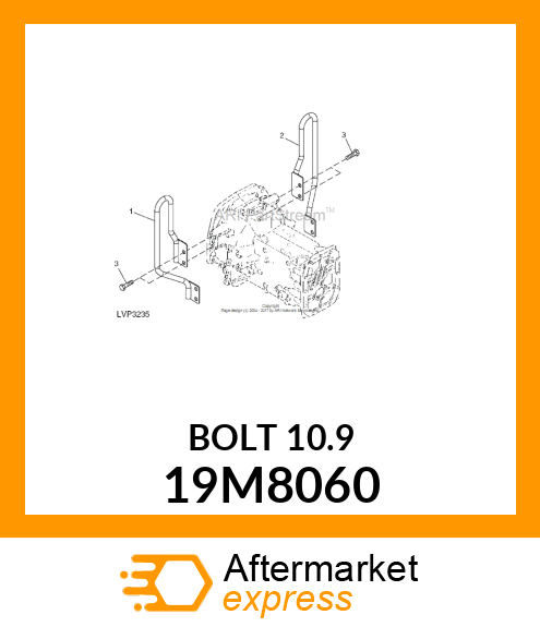 SCREW, FLANGED, METRIC 19M8060