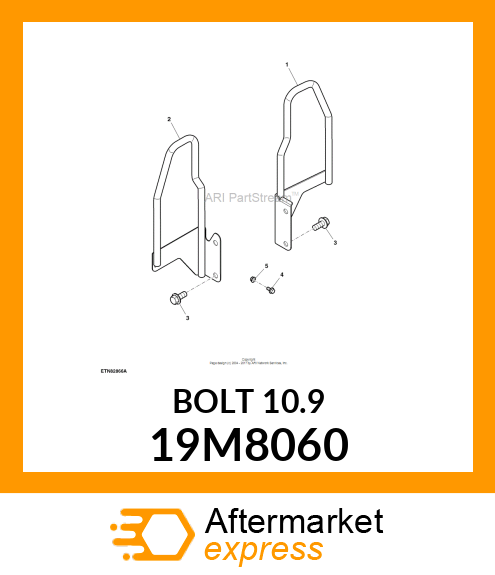 SCREW, FLANGED, METRIC 19M8060