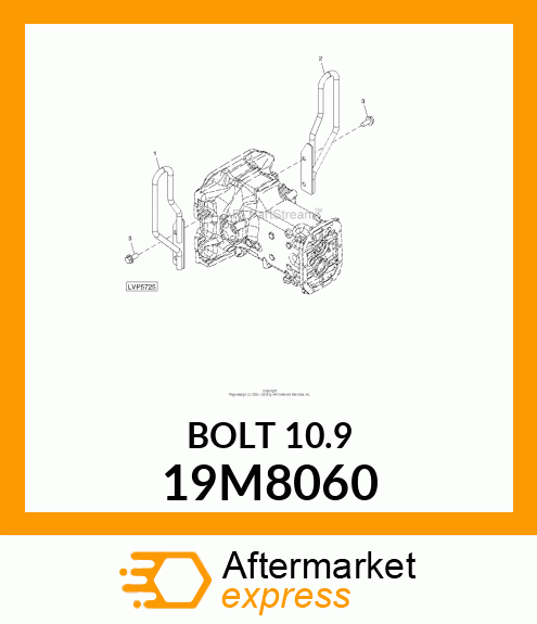 SCREW, FLANGED, METRIC 19M8060