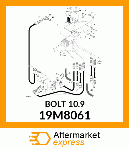 SCREW, HEX HEAD, METRIC 19M8061