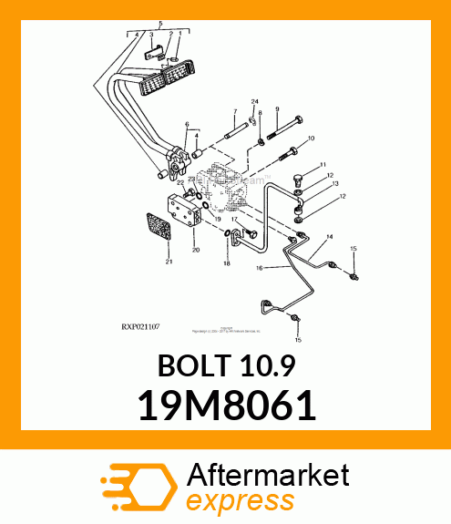 SCREW, HEX HEAD, METRIC 19M8061