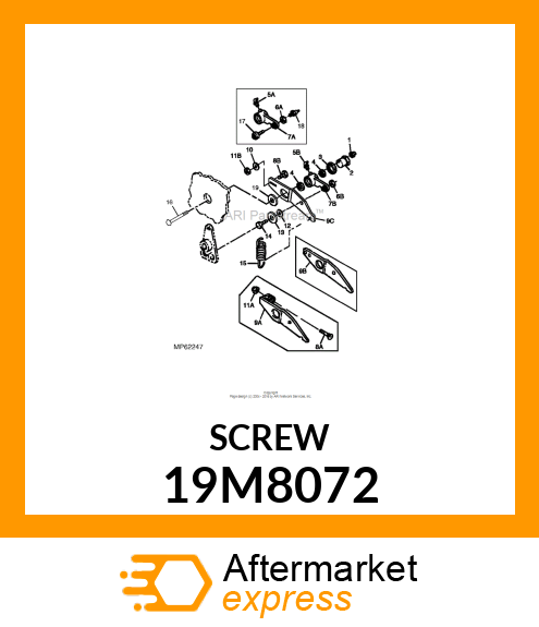 SCREW, HEX HEAD, METRIC 19M8072