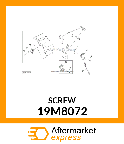 SCREW, HEX HEAD, METRIC 19M8072