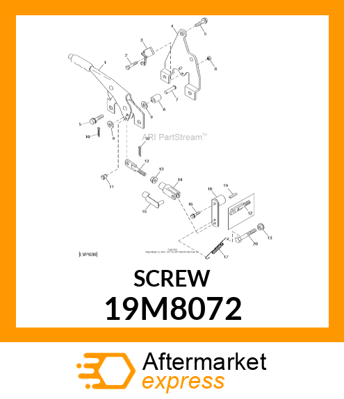 SCREW, HEX HEAD, METRIC 19M8072