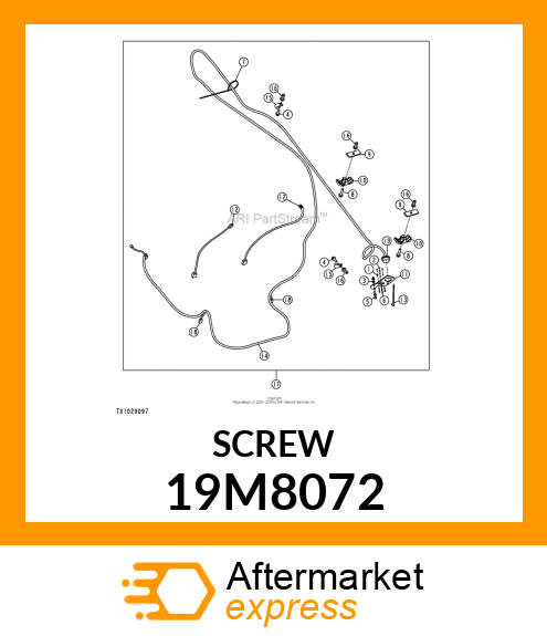 SCREW, HEX HEAD, METRIC 19M8072