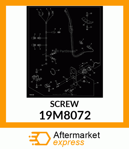 SCREW, HEX HEAD, METRIC 19M8072