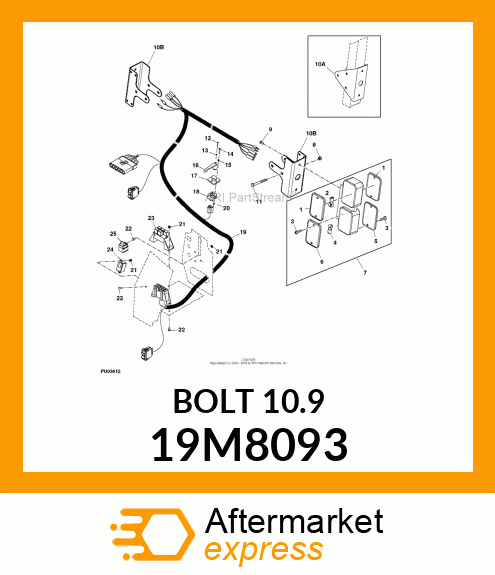 SCREW, HEX HEAD, METRIC 19M8093