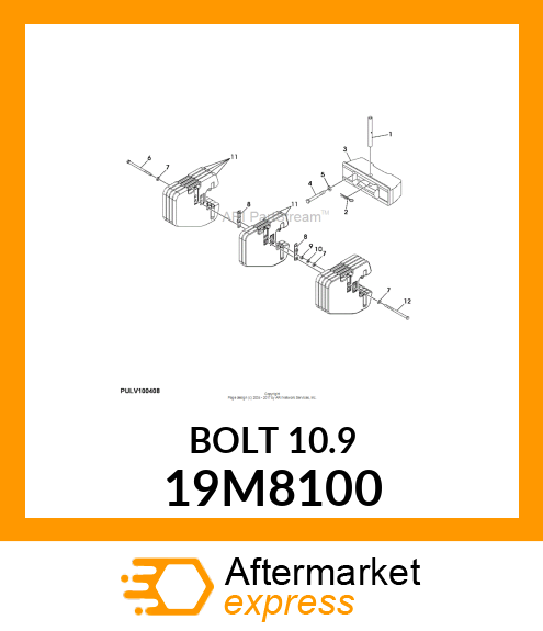 SCREW, HEX HEAD, METRIC 19M8100