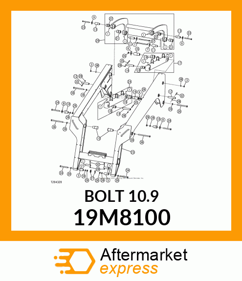 SCREW, HEX HEAD, METRIC 19M8100