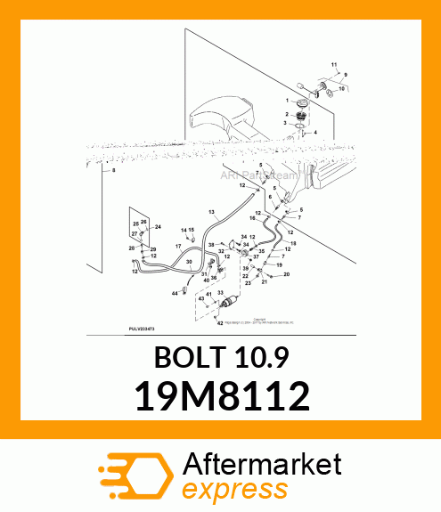 SCREW, FLANGED, METRIC 19M8112