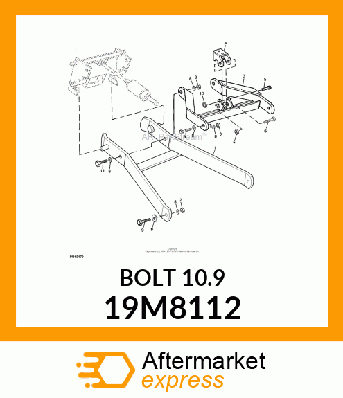 SCREW, FLANGED, METRIC 19M8112