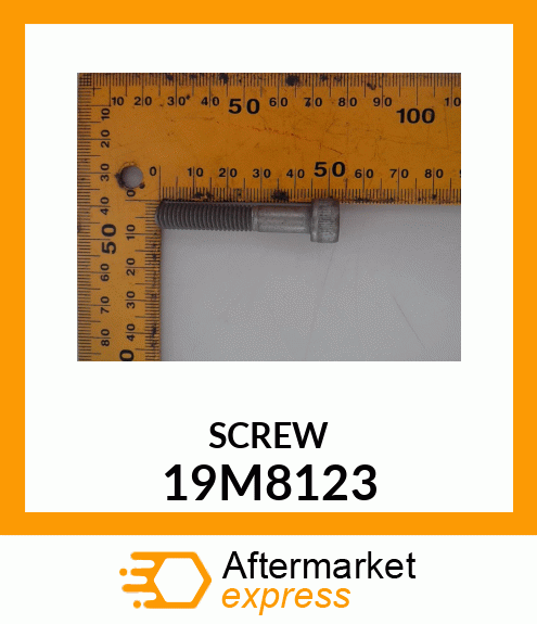 SCREW, HEX SOCKET HEAD, METRIC 19M8123