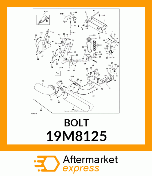 SCREW, FLANGED, METRIC 19M8125