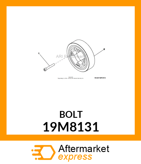 SCREW, HEX SOCKET HEAD, METRIC 19M8131