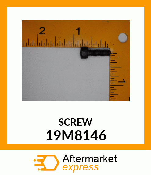 SCREW, HEX SOCKET HEAD, METRIC 19M8146